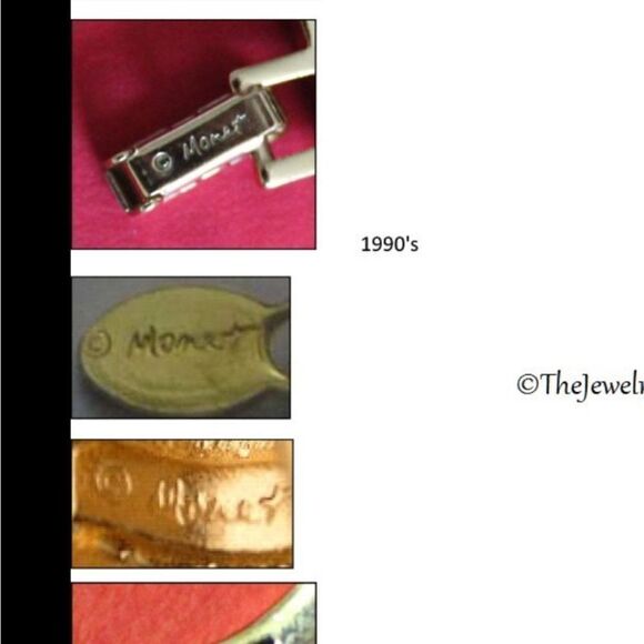 Monet Vintage Gold & Silver Plated Link Bracelet - Picture 15 of 15